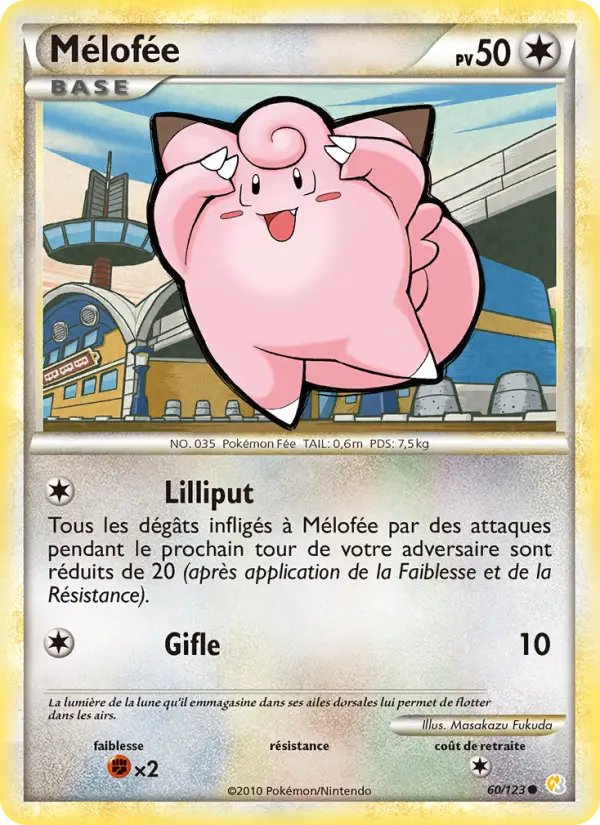 Mélofée — carte 60 de l’extension HeartGold SoulSilver