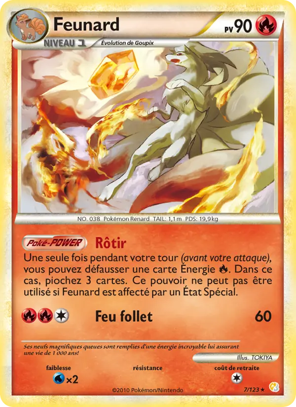 Feunard — carte 7 de l’extension HeartGold SoulSilver