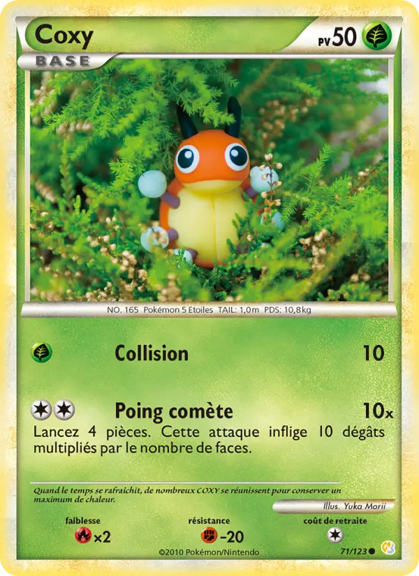 Coxy — carte 71 de l’extension HeartGold SoulSilver