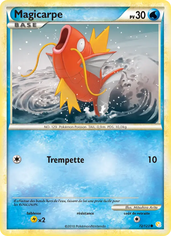 Magicarpe — carte 72 de l’extension HeartGold SoulSilver