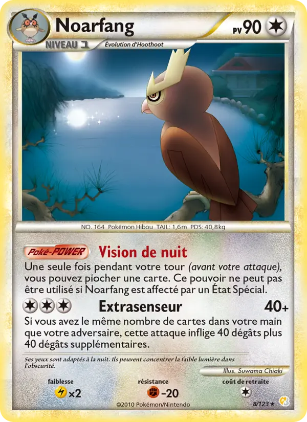 Noarfang — carte 8 de l’extension HeartGold SoulSilver
