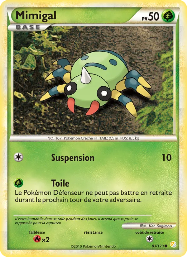 Mimigal — carte 83 de l’extension HeartGold SoulSilver
