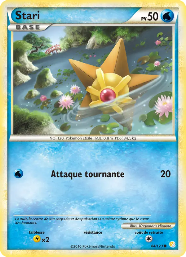 Stari — carte 84 de l’extension HeartGold SoulSilver