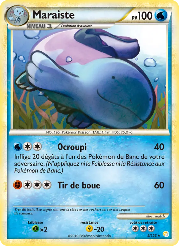 Maraiste — carte 9 de l’extension HeartGold SoulSilver