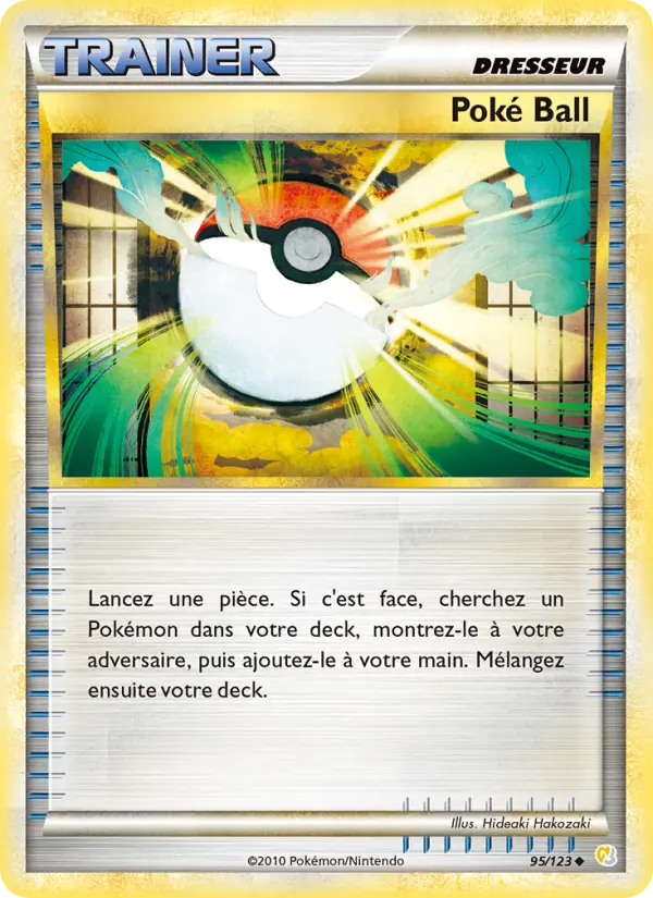 Poké Ball — carte 95 de l’extension HeartGold SoulSilver
