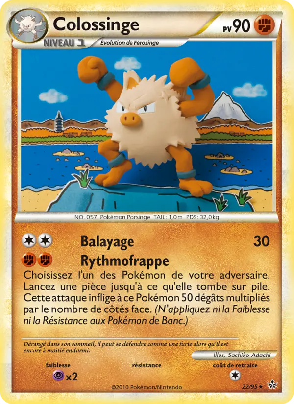 Colossinge — carte 22 de l’extension Déchaînement