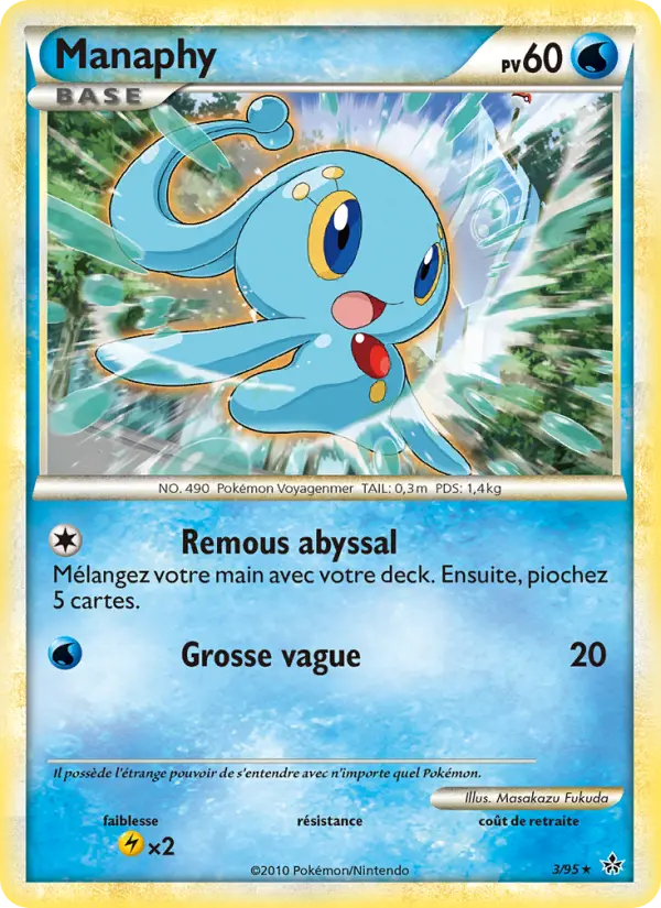 Manaphy — carte 3 de l’extension Déchaînement