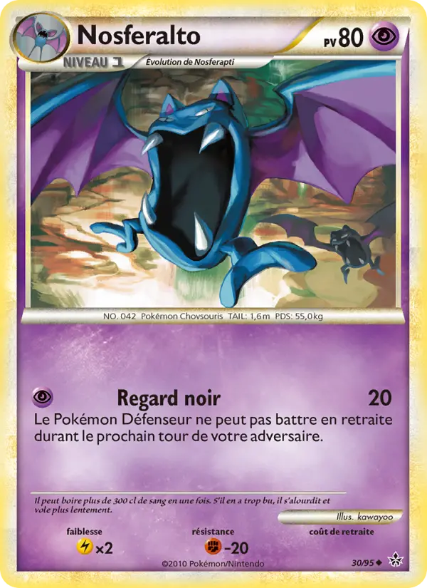 Nosferalto — carte 30 de l’extension Déchaînement