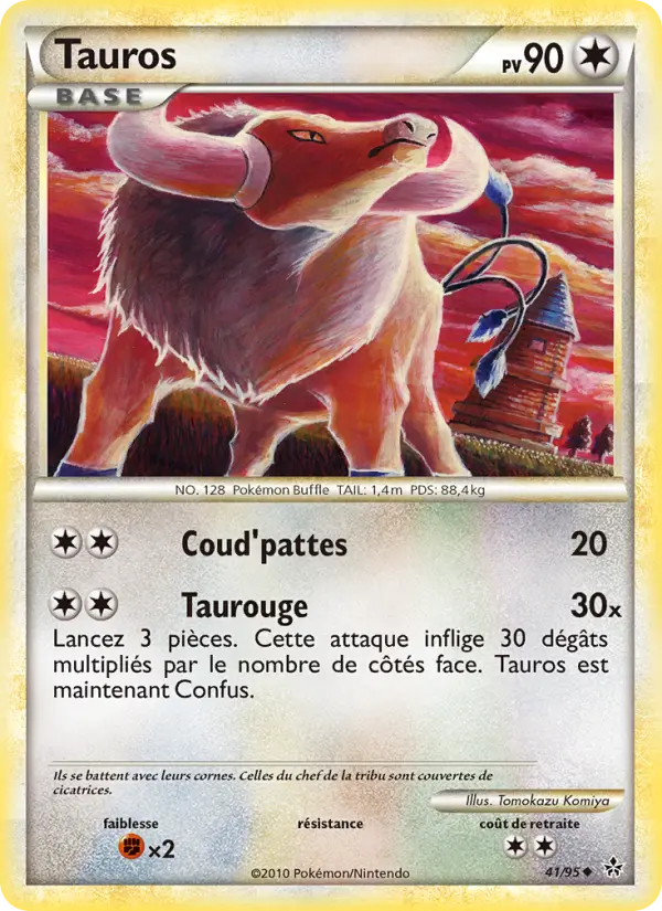 Tauros — carte 41 de l’extension Déchaînement