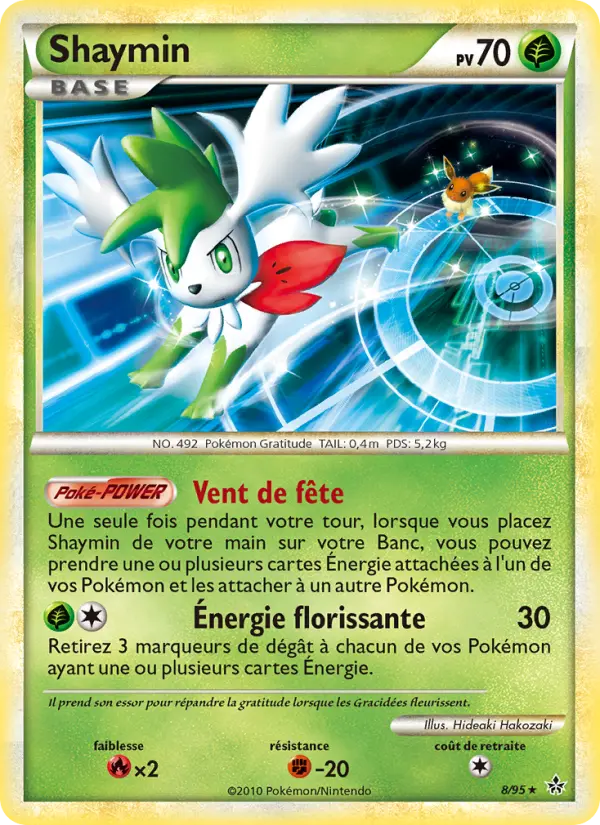 Shaymin — carte 8 de l’extension Déchaînement