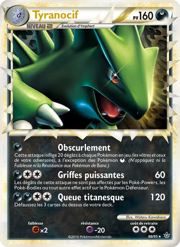 Tyranocif — carte 88 de l’extension Déchaînement