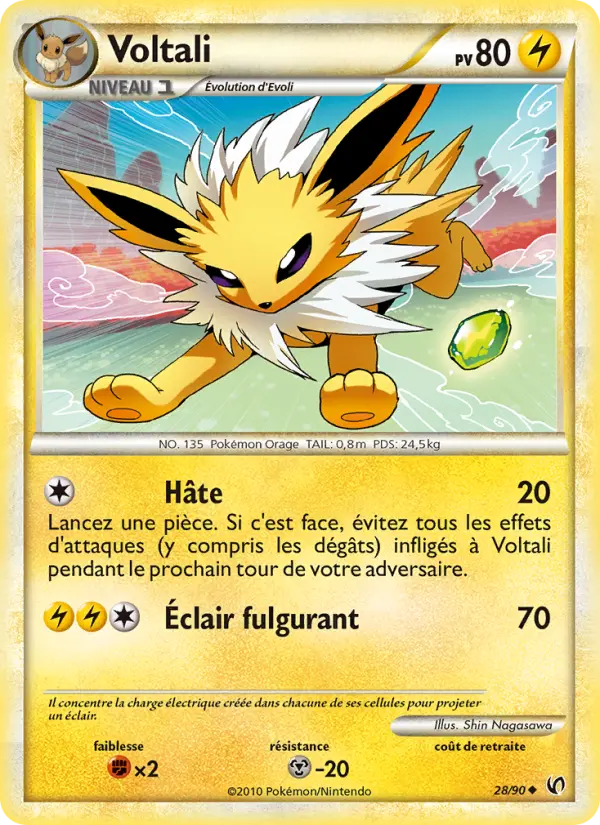 Voltali — carte 28 de l’extension Indomptable
