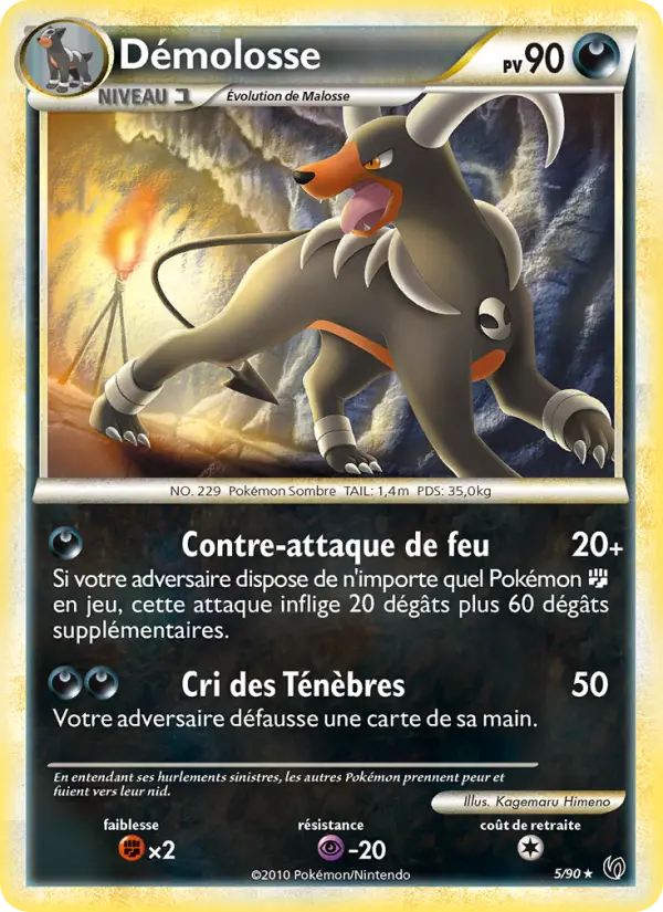 Demolosse — carte 5 de l’extension Indomptable