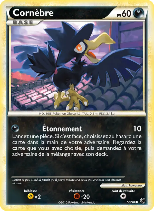 Cornebre — carte 58 de l’extension Indomptable