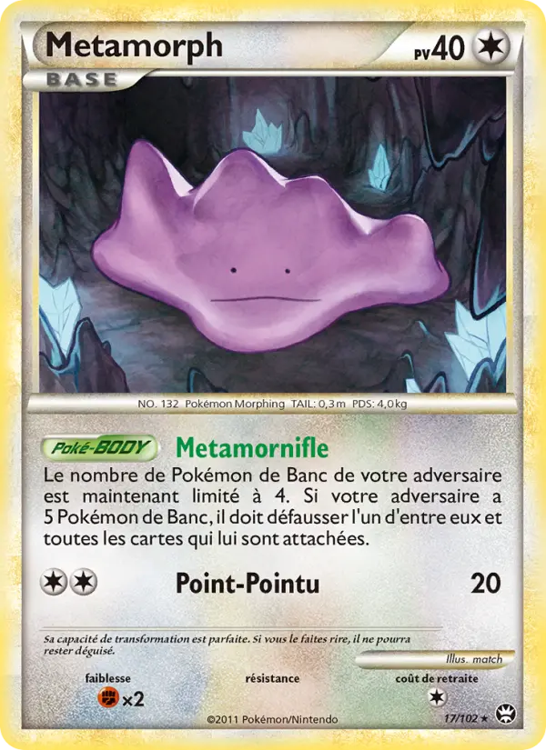Metamorph — carte 17 de l’extension Triomphant
