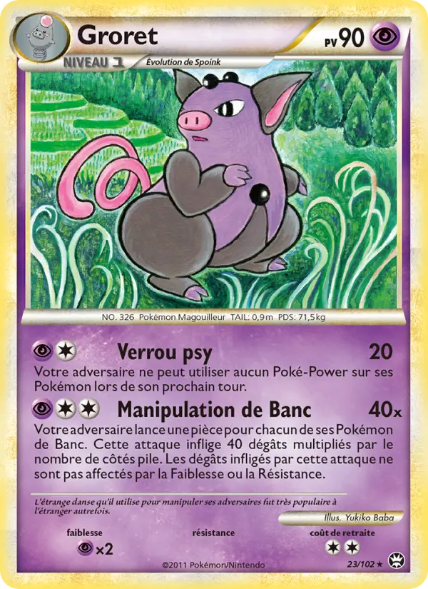 Groret — carte 23 de l’extension Triomphant
