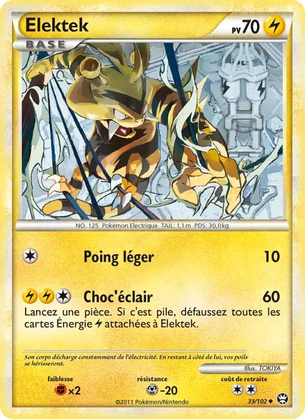 Elektek — carte 33 de l’extension Triomphant