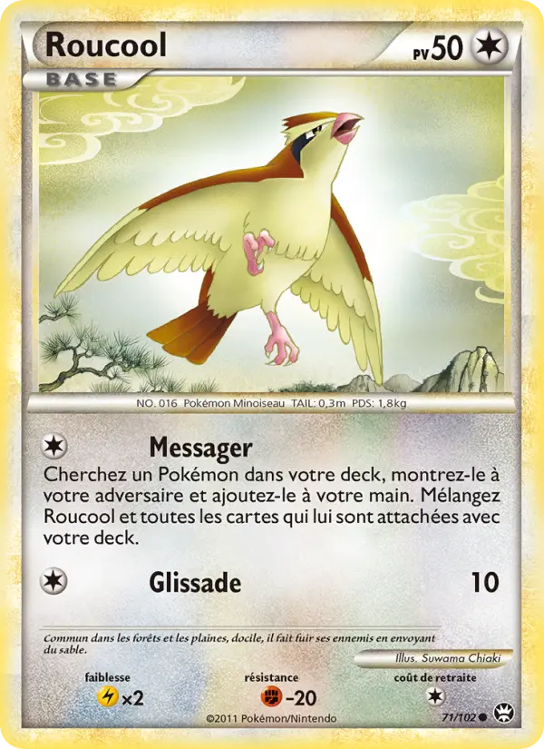 Roucool — carte 71 de l’extension Triomphant
