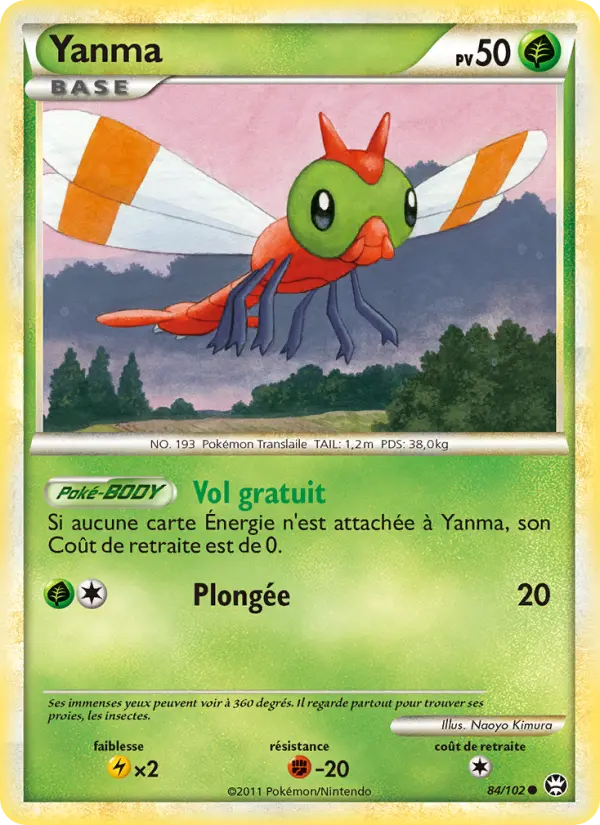 Yanma — carte 84 de l’extension Triomphant