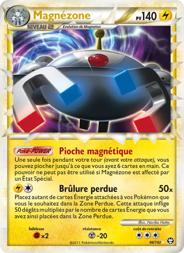 Magnézone — carte 96 de l’extension Triomphant