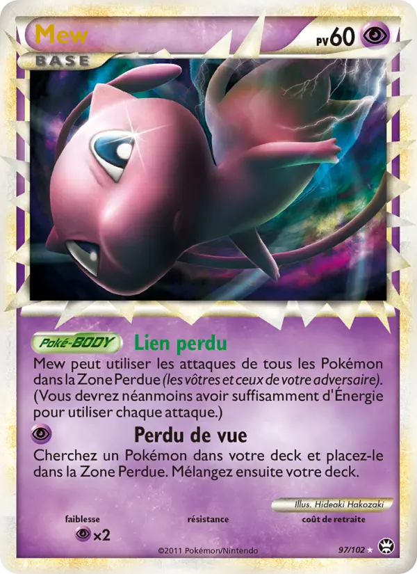 Mew — carte 97 de l’extension Triomphant