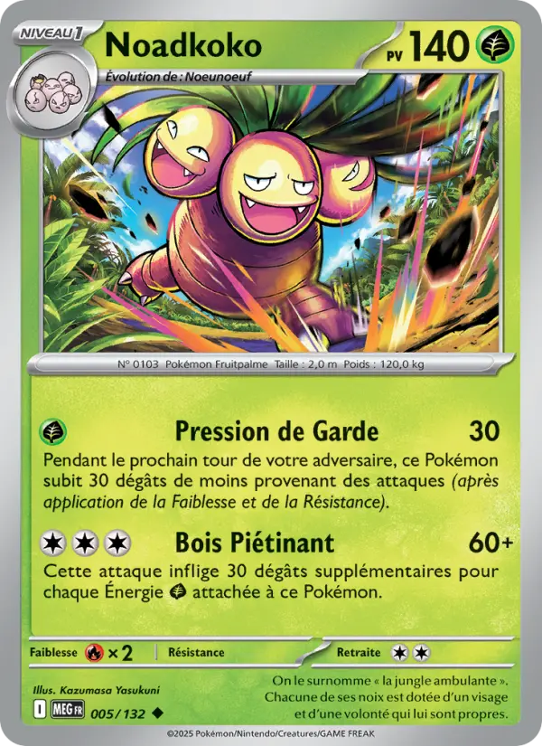 Noadkoko — carte 005 de l’extension Méga-Évolution