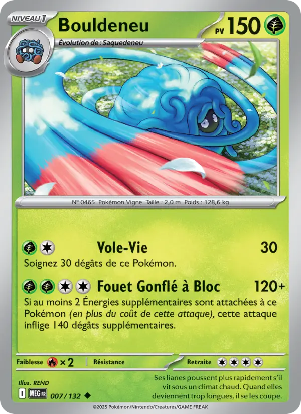 Bouldeneu — carte 007 de l’extension Méga-Évolution