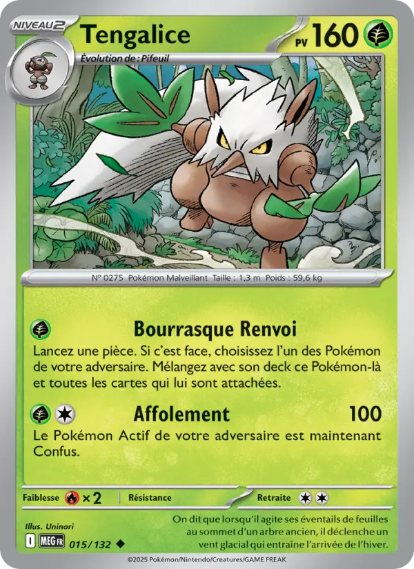 Tengalice — carte 015 de l’extension Méga-Évolution