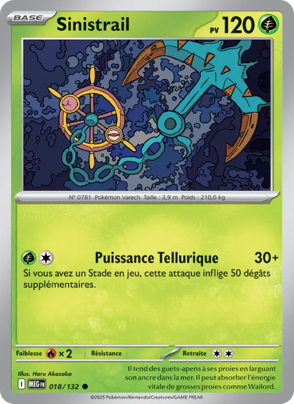 Sinistrail — carte 018 de l’extension Méga-Évolution