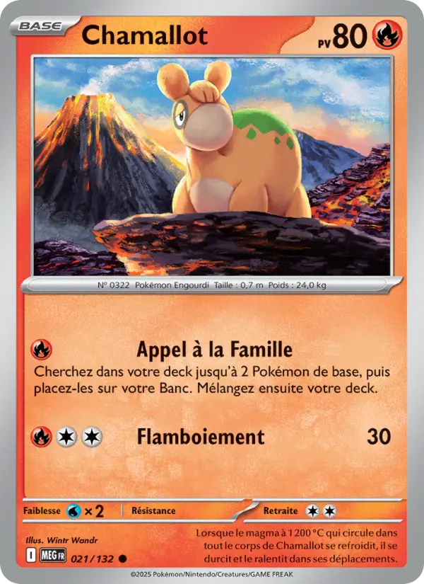 Chamallot — carte 021 de l’extension Méga-Évolution