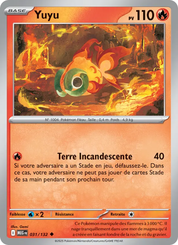 Yuyu — carte 031 de l’extension Méga-Évolution