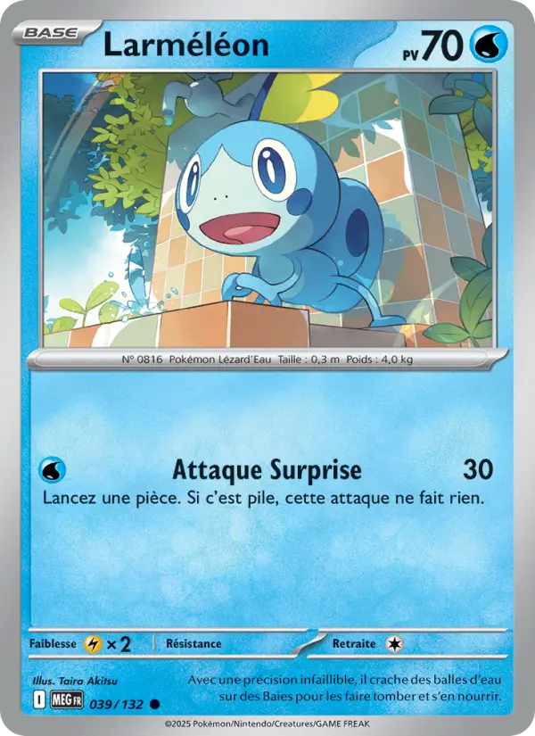 Larméléon — carte 039 de l’extension Méga-Évolution