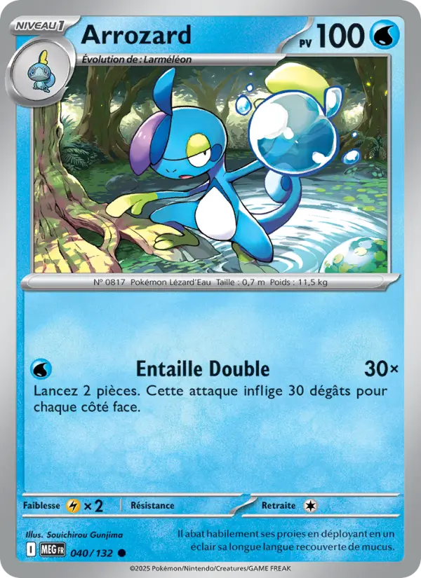 Arrozard — carte 040 de l’extension Méga-Évolution