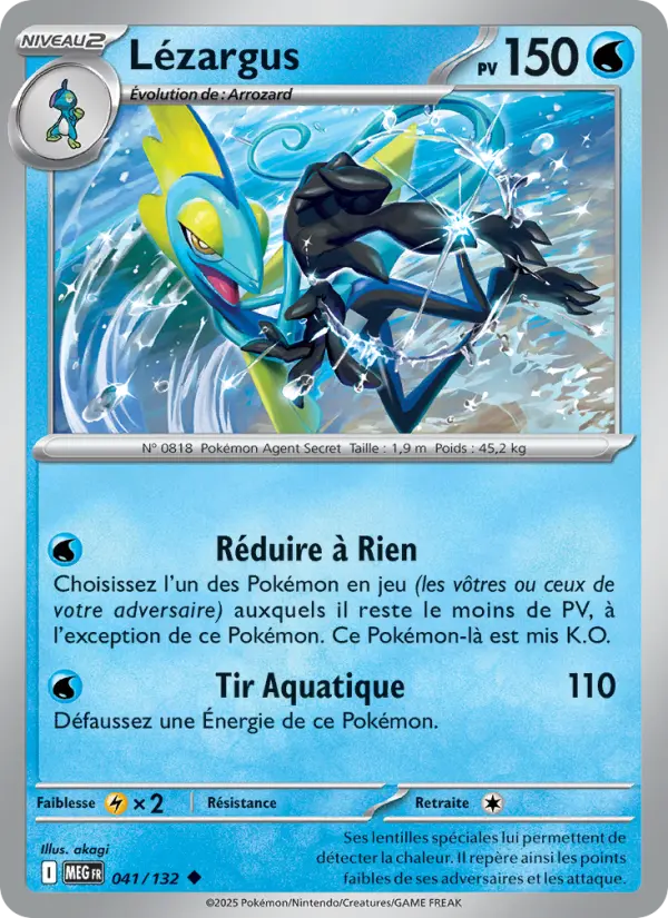 Lézargus — carte 041 de l’extension Méga-Évolution