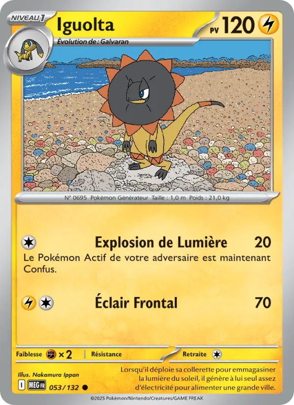 Iguolta — carte 053 de l’extension Méga-Évolution