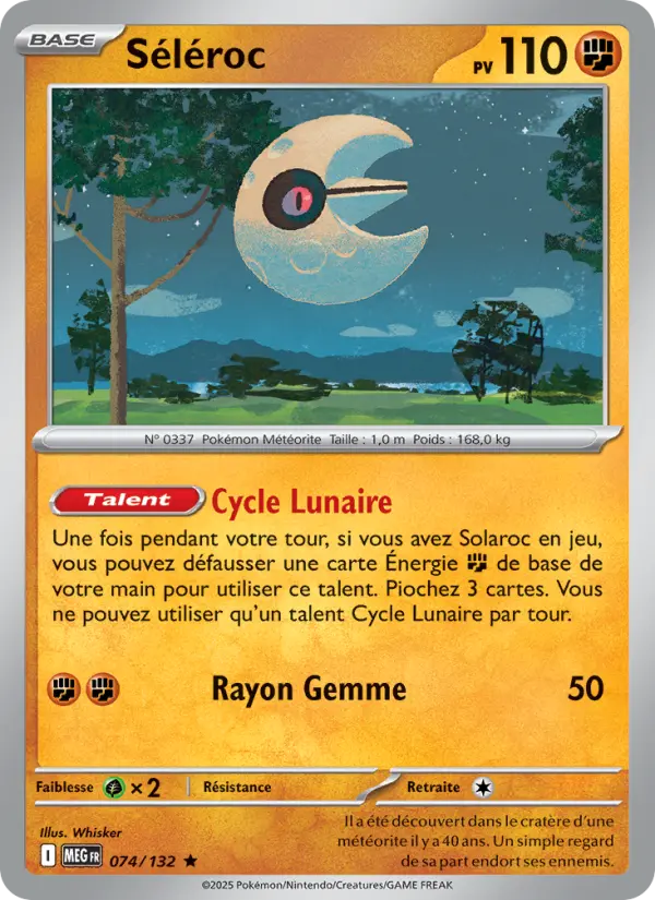 Séléroc — carte 074 de l’extension Méga-Évolution