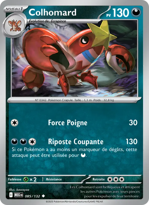 Colhomard — carte 085 de l’extension Méga-Évolution