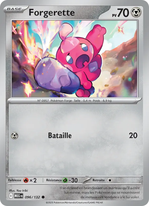 Forgerette — carte 096 de l’extension Méga-Évolution