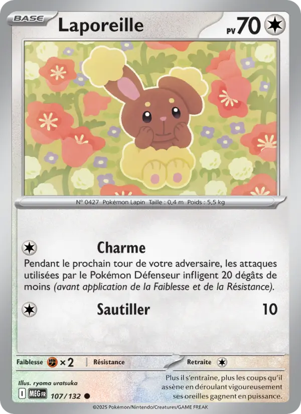 Laporeille — carte 107 de l’extension Méga-Évolution