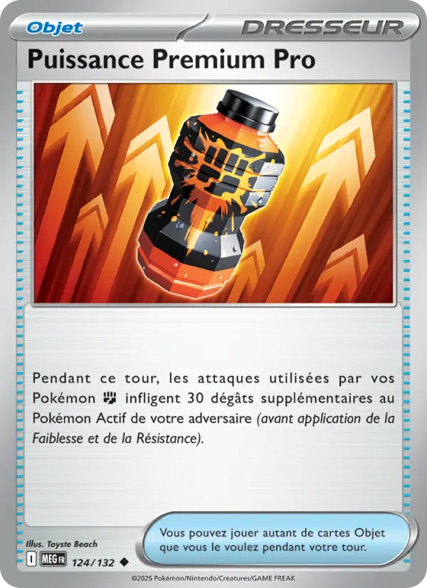 Puissance Premium Pro — carte 124 de l’extension Méga-Évolution