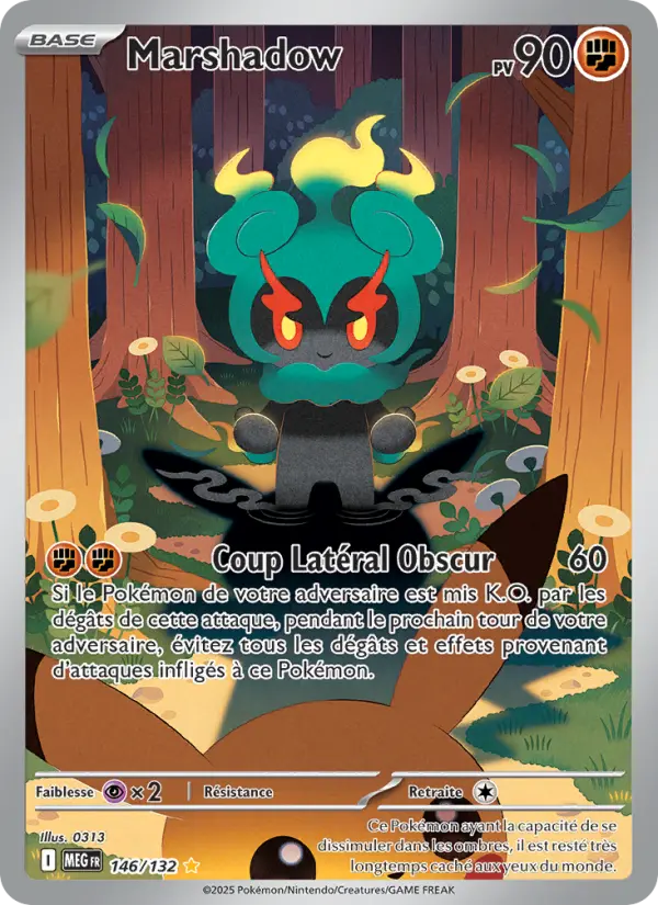 Marshadow — carte 146 de l’extension Méga-Évolution