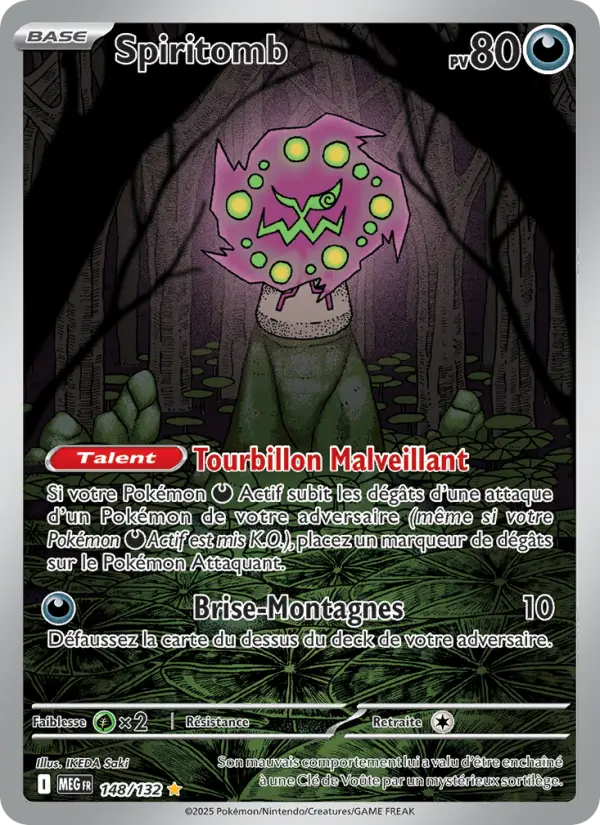 Spiritomb — carte 148 de l’extension Méga-Évolution