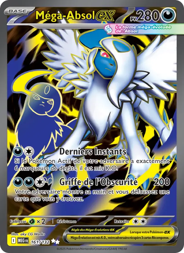 Méga-Absol-ex — carte 161 de l’extension Méga-Évolution