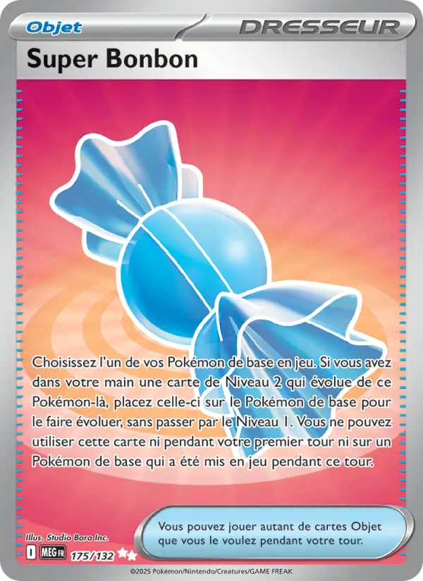 Super Bonbon — carte 175 de l’extension Méga-Évolution