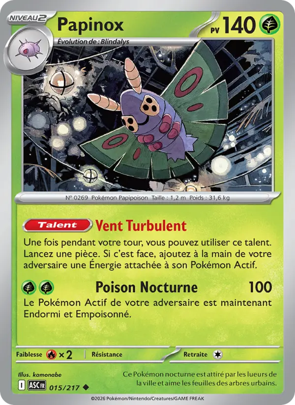 Papinox — carte 015 de l’extension Héros Transcendants