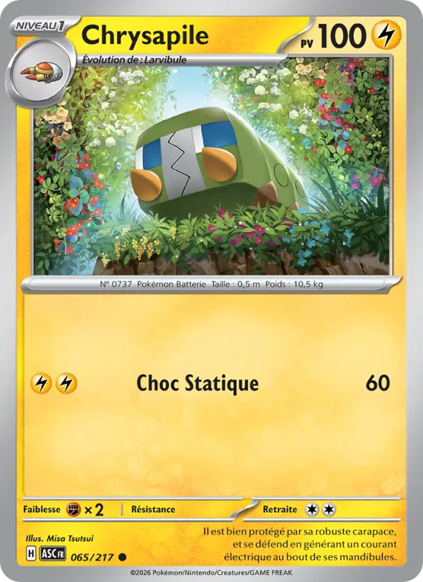 Chrysapile — carte 065 de l’extension Héros Transcendants