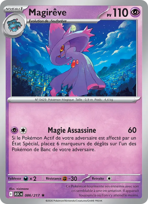 Magirêve — carte 086 de l’extension Héros Transcendants