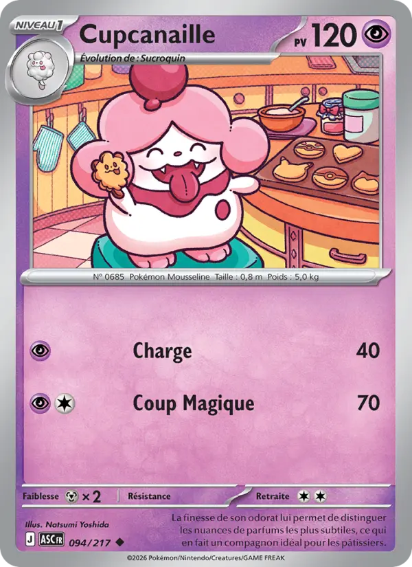 Cupcanaille — carte 094 de l’extension Héros Transcendants
