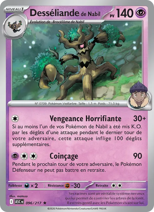Desséliande de Nabil — carte 096 de l’extension Héros Transcendants