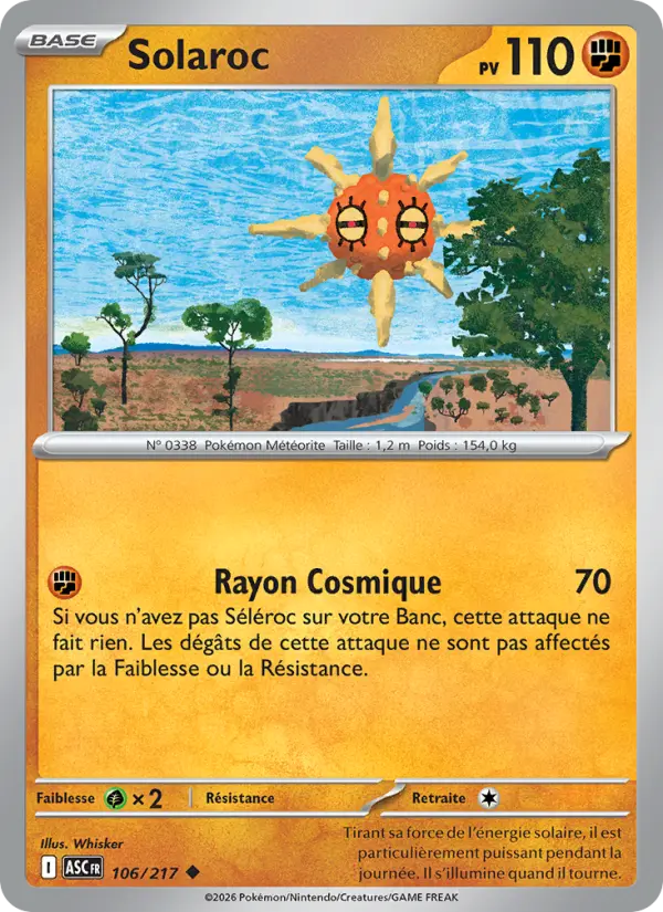 Solaroc — carte 106 de l’extension Héros Transcendants